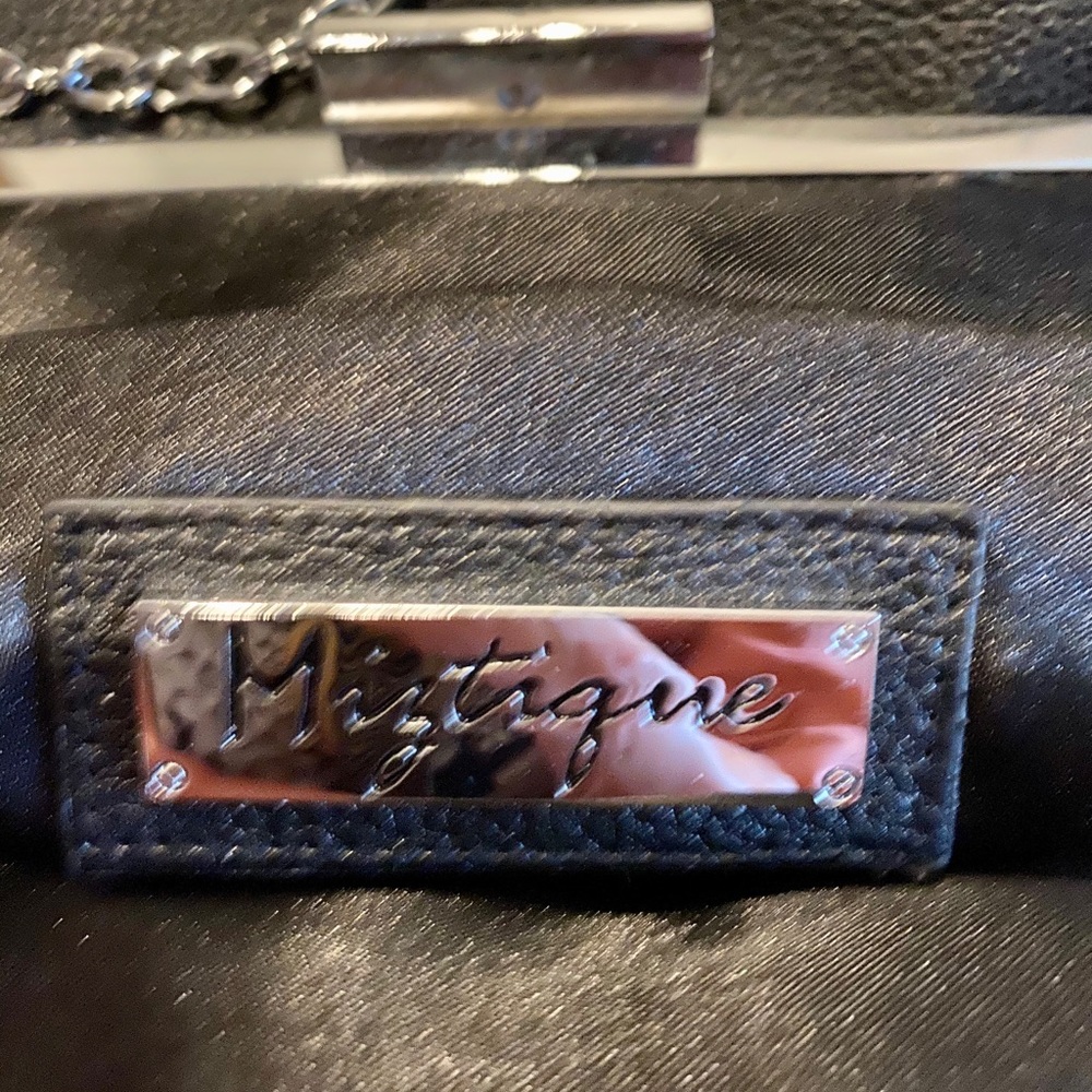 MIZTIQUE Vegan Leather Black Purse/Clutch - Picture 5 of 5